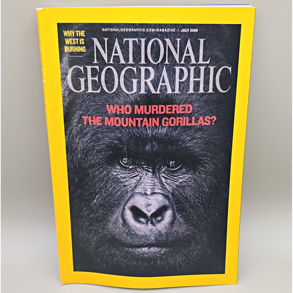 National Geographic Jul 2008 "Who Murdered the Mountain Gorillas?" Illustrated